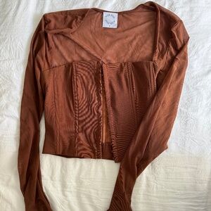 WITH JEAN CORSET TOP